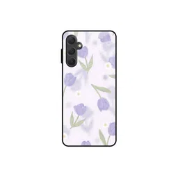 QRIOH Floral Printed Sleek & Lightweight Silicone Samsung Galaxy M54 5G Glass Back Case-picture-35