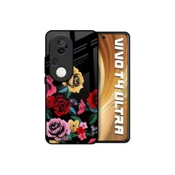 QRIOH Floral Printed Vivo T4 Ultra 5G Silicone Back Case-picture-26