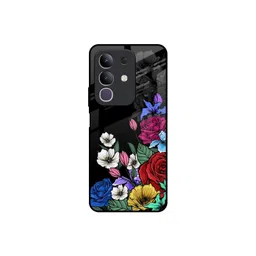 QRIOH Floral Printed Vivo T4x 5G Back Case Mobile Accessories-picture-13