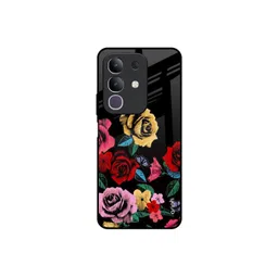 QRIOH Floral Printed Vivo T4x 5G Back Case Mobile Accessories-picture-12