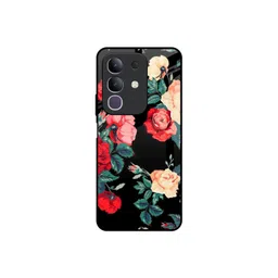 QRIOH Floral Printed Vivo T4x 5G Back Case Mobile Accessories-picture-17