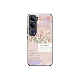 QRIOH Floral Printed Vivo Y300 5G Back Case Mobile Accessories-picture-36