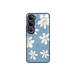 QRIOH Floral Printed Vivo Y300 5G Back Case Mobile Accessories-picture-26