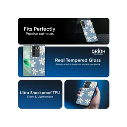 QRIOH Floral Printed Vivo Y31 5G Back Case Mobile Accessories-picture-10