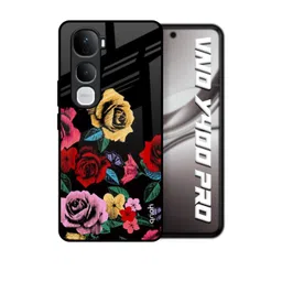 QRIOH Floral Printed Vivo Y400 Pro 5G Back Case Mobile Accessories-picture-27