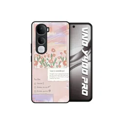 QRIOH Floral Printed Vivo Y400 Pro 5G Back Case Mobile Accessories-picture-26