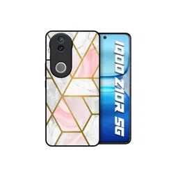 QRIOH Geometrical Marble Printed IQOO Z10R 5G Silicone Back Case-picture-39