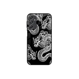 QRIOH Graphic Printed Sleek & Lightweight Silicone Samsung Galaxy M34 5G Glass Back Case-picture-15