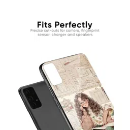 QRIOH Graphic Printed Sleek & Lightweight Silicone Samsung Galaxy M54 5G Glass Back Case image 5