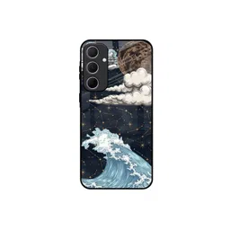 QRIOH High Tides Quirky Printed Samsung Galaxy A35 5G Glass Back Case-picture-13