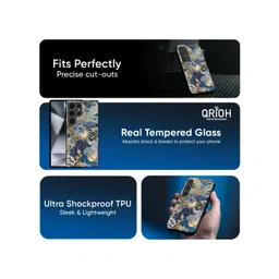 QRIOH Infinite Stardust Printed Samsung Galaxy A34 5G Silicone Back Case image 2