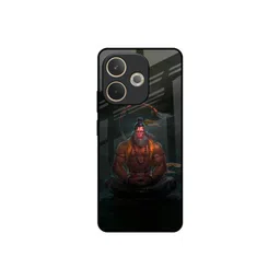 QRIOH Lord Hanuman Printed Oppo A5 Pro 5G Back Case Mobile Accessories-image-10