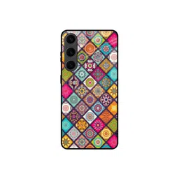 QRIOH Mandala Geometric Printed Samsung Galaxy S24 Plus Silicone Back Case-image-19