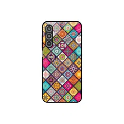 QRIOH Mandala Printed Samsung Galaxy A26 5G Glass Back Case-image-6