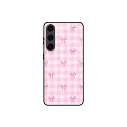 QRIOH Quirky Printed Samsung Galaxy S24 Plus Bowtique Pattern Glass Back Case-picture-18