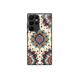 QRIOH Quirky Printed Sleek & Lightweight Silicone Samsung Galaxy S22 Ultra Glass Back Case-picture-36