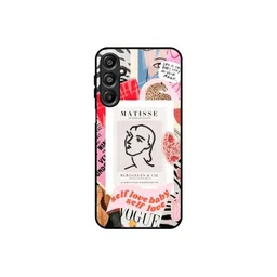 QRIOH Self Love Printed Sleek & Lightweight Silicone Samsung Galaxy A16 5G Glass Back Case-picture-23