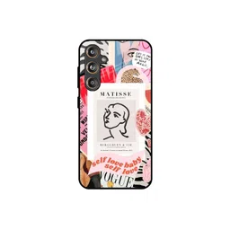 QRIOH Self Love Quirky Printed Samsung Galaxy M55s Silicone Back Case Mobile Accessories-picture-11