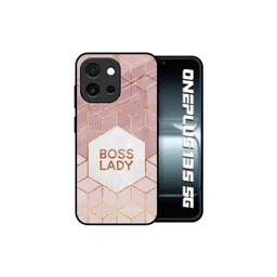 QRIOH Unisex OnePlus 13s 5G Geometric Boss Lady Shockproof Glass Back Case-picture-35
