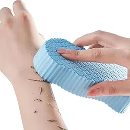 Qseefy Super Soft Bath Sponge, 3D Super Soft Exfoliating Bath Sponge, Skin Friendly Reusable for Adults Children and Women (Multicolor)-picture-37