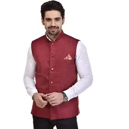 qtsy Solid Men Waistcoat-picture-24