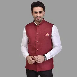 qtsy Solid Men Waistcoat-picture-33