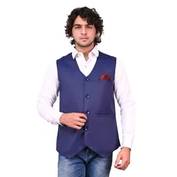 qtsy Solid Men Waistcoat-picture-21