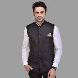 qtsy Solid Men Waistcoat-picture-19