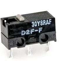 Qty 2 OMRON D2F-F (Made in Japan) Micro Switch Microswitch for RAZER Logitech APPLE MS Mouse-picture-11