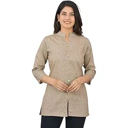 quaclo Handloom Short Kurti for Women-picture-36