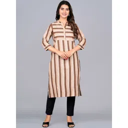 QUACLO Women Striped Handloom Kurta-picture-10