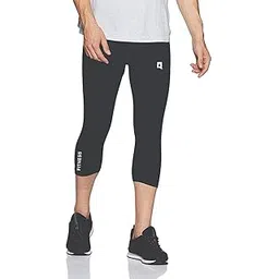 quada Men's Compression 3/4 Capri Shorts Baselayer Cool Dry Sports Tights Running Yoga Pants-picture-21