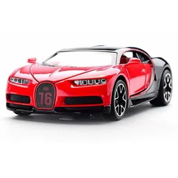 quasar Bugatti Veyron Chiron Sports Car Light and Sound Open Doors Pull Toy Metal Cars for Kids Best Gifts Vehicle Toys for Kids Sound and Light Pull Back Cars Toys Multi Color-picture-29