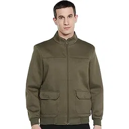 qube by fort collins Men's Regular Fit Knitted Cotton Blend Jacket - Soft, Warm & Stylish Winter Outerwear-picture-46