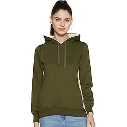 qube by fort collins Women Cotton Regular Fit Hooded Sweatshirt-picture-11