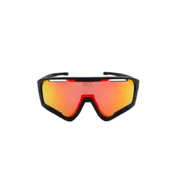 QUE UNIVERSE Unisex Full Rim Shield Sunglasses With Polarised Lens-picture-32