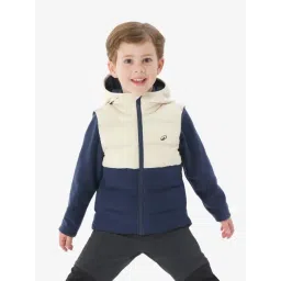 QUECHUA By Decathlon Boys Blue & Beige Color Block Jacket-picture-24