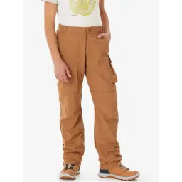 QUECHUA By Decathlon Boys Brown Modular Hiking Trousers-picture-35