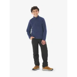 QUECHUA By Decathlon Boys Navy Blue Logo Jacket image 3