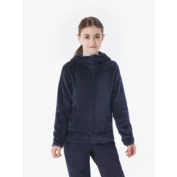 QUECHUA By Decathlon Girls Blue Logo Jacket-picture-16