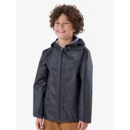 Quechua by Decathlon Kids Carbon Grey Hiking Jacket-image-37
