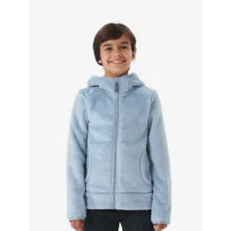 Quechua by Decathlon Kids Faded Denim Hiking Fleece Jacket-image-39