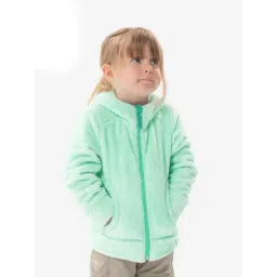 Quechua by Decathlon Kids Pale Mint Hiking Fleece Jacket-image-40