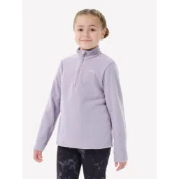 Quechua by Decathlon Kids Purple Hiking Fleece Sweater-image-49