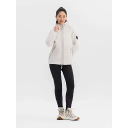 QUECHUA By Decathlon Off White Plain Fleece Jacket-picture-19