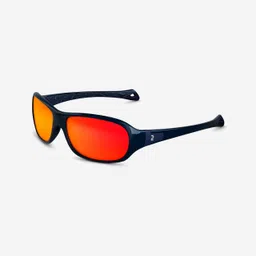 Kids Hiking Sunglasses MH T500 Cat 3 Blue/ Orange (6-10 Yrs)-image-29