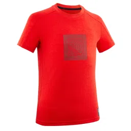Kids' Hiking T-Shirt - MH100 Aged 7-15 - Red-image-34