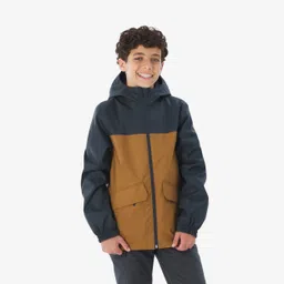 quechua Kids’ 3-in-1 Hiking Jacket MH100, 7-15 years - Brown and Grey-picture-26