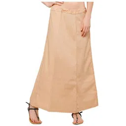 Queen Style Beige 8 Part Fine Quality Pure Cotton Petticoat-picture-14