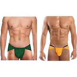 queen touch Langot Free Size Cotton Pack of 2 (Green & Yellow)-picture-51